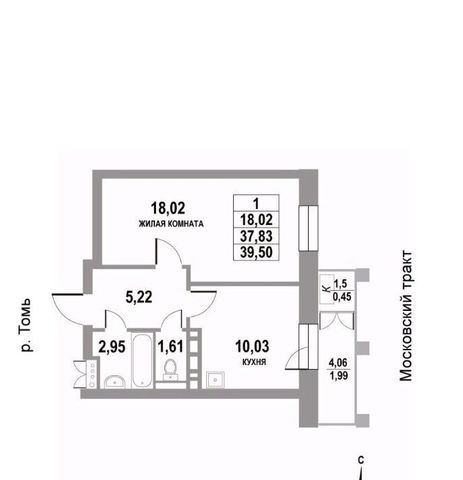 г Томск р-н Кировский тракт Московский 109бс/4 фото