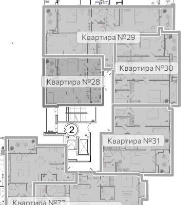 квартира г Калининград р-н Ленинградский ул Молодой гвардии 36/2 фото 2