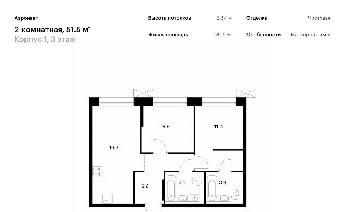 квартира г Санкт-Петербург метро Обводный Канал 1 ЖК Аэронавт фото 1