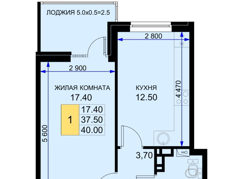 квартира р-н Динской п Южный ул Екатерининская 3к/2 Южно-Кубанское с/пос фото 1