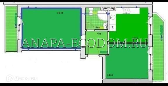 квартира г Краснодар п Российский ул Измаильская 10 фото 8
