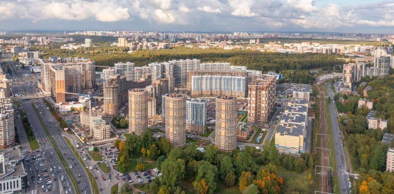 квартира г Санкт-Петербург метро Пионерская Комендантский аэродром пр-кт Коломяжский 13 округ Комендантский аэродром фото 29