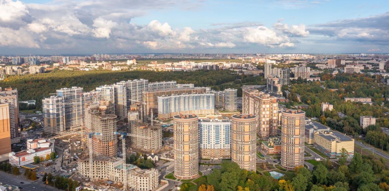 квартира г Санкт-Петербург метро Пионерская Комендантский аэродром пр-кт Богатырский 2а ЖК «Приморский квартал» округ Комендантский аэродром фото 27