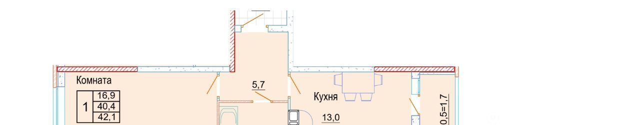 квартира г Ростов-на-Дону р-н Пролетарский Кирпичный фото 1