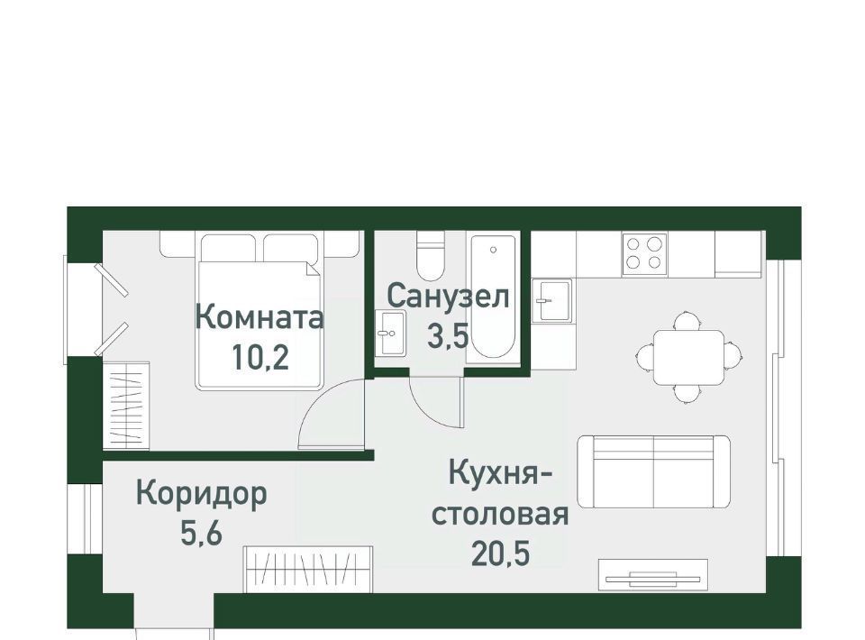 квартира р-н Сосновский п Западный р-н мкр Привилегия Кременкульское с/пос фото 1