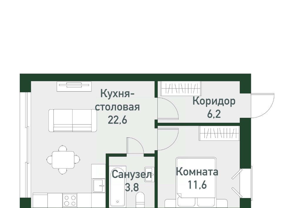 квартира р-н Сосновский п Западный р-н мкр Привилегия фото 1