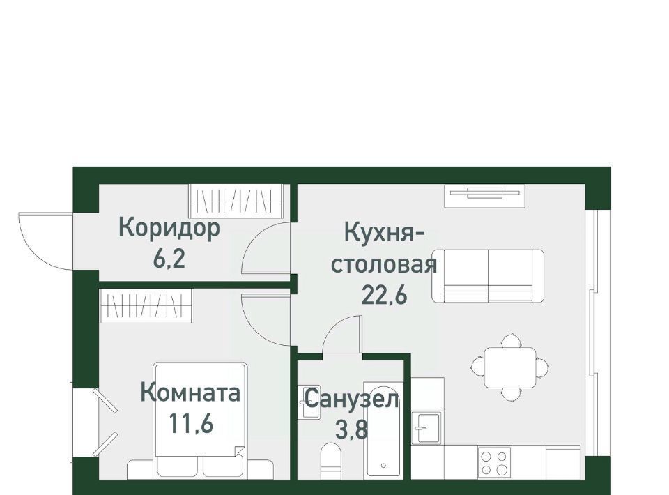 квартира р-н Сосновский п Западный р-н мкр Привилегия фото 1