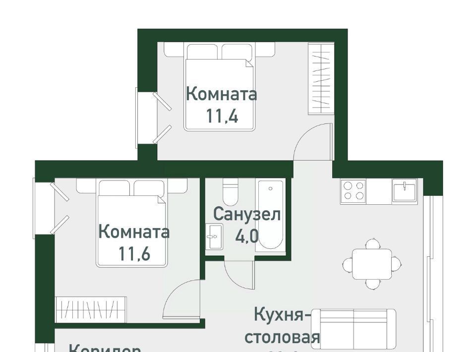 квартира р-н Сосновский п Западный р-н мкр Привилегия фото 1