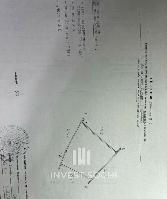 земля г Сочи с Верхний Юрт ул Абовяна 65/10 Хостинский внутригородской район фото 1