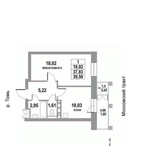 г Томск р-н Кировский тракт Московский 109бс/4 фото