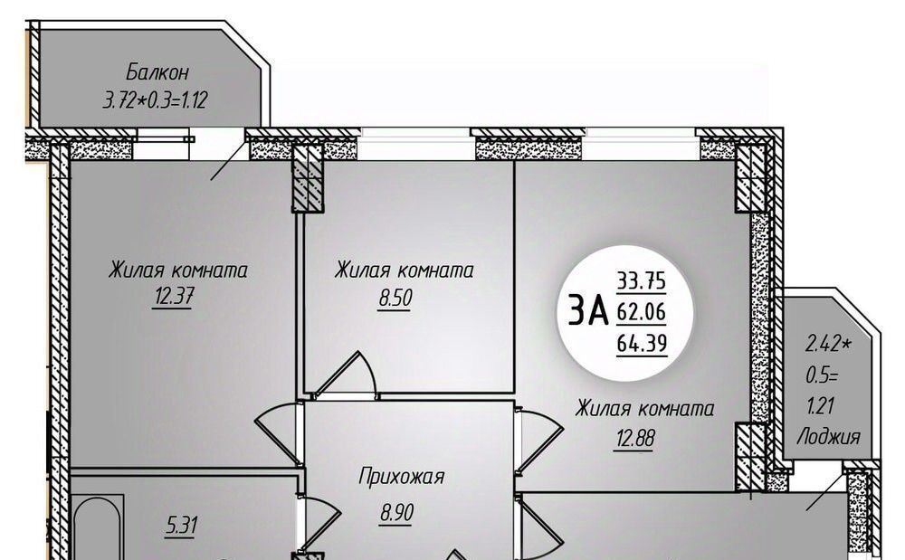 квартира г Ростов-на-Дону р-н Пролетарский Берберовка ул Горсоветская 49/2 фото 1