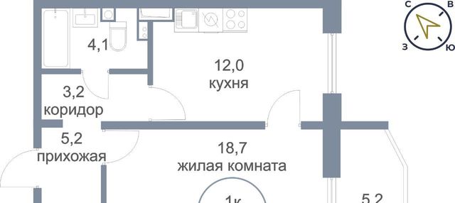 городской округ Солнечногорск д Голубое б-р Парковый 2к/1 Нахабино фото