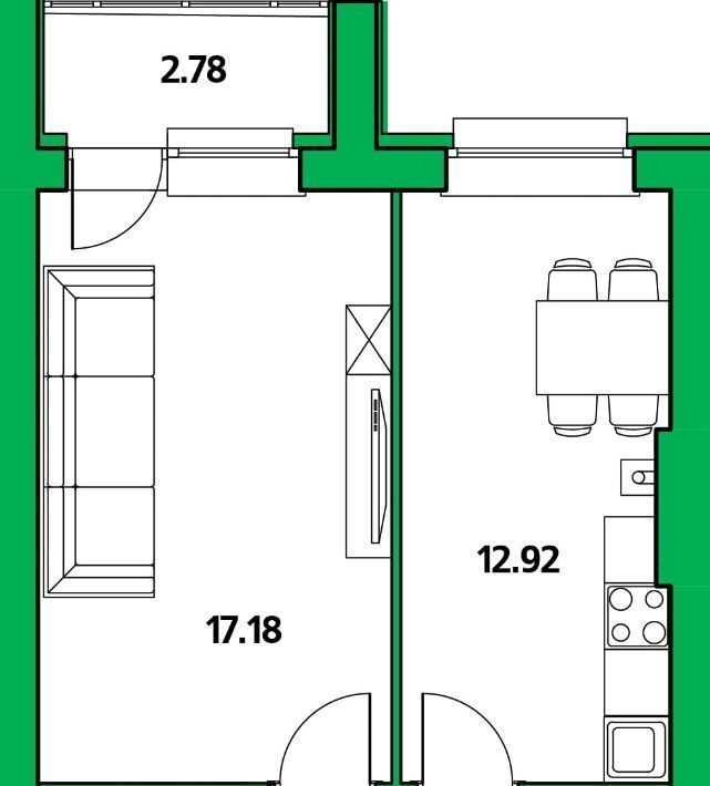 квартира р-н Уфимский с Михайловка ул Ленина 42/1 фото 1