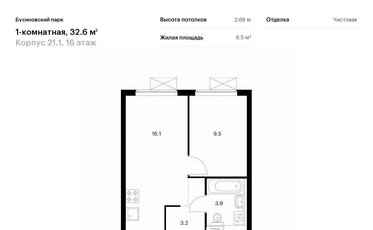 квартира г Москва САО Северный Западное Дегунино Бусиновский парк 21/1 Яхромская фото 1