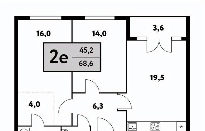 квартира г Москва метро Беломорская ул Фестивальная 15к/25 район Левобережный фото 1