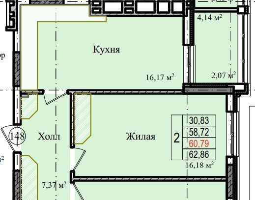 квартира р-н Гурьевский п Васильково Весенний жилой комплекс фото 1