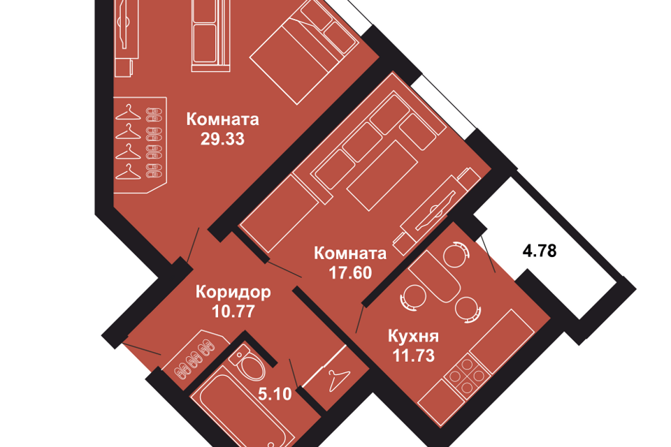 квартира г Кострома б-р Маршала Василевского 11к/1 фото 1