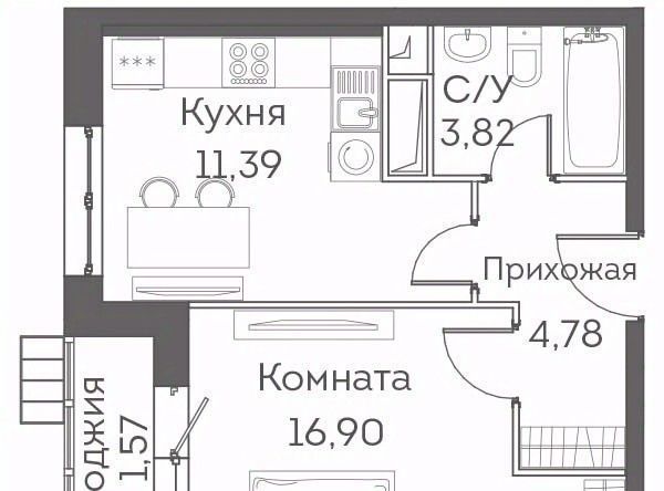 квартира г Москва ЖК Аквилон Митино направление Ленинградское (северо-запад) ш Пятницкое к 4 фото 1