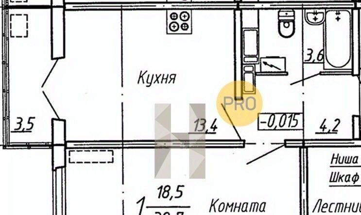 квартира г Воронеж р-н Железнодорожный Северо-Восточный ЖК «Лазурный» жилрайон фото 2