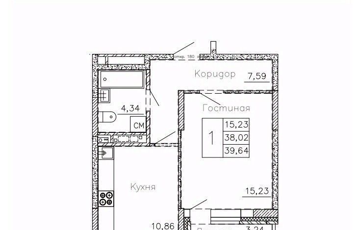 квартира р-н Семилукский г Семилуки ул Чайковского 7/1 фото 1