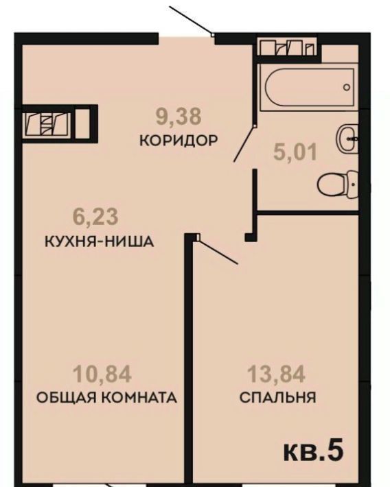 квартира г Хабаровск р-н Железнодорожный ул Заозерная 34 фото 1