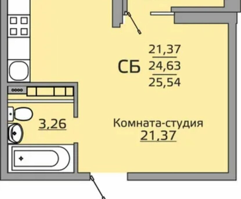 квартира г Краснодар р-н Прикубанский Славянский микрорайон ул Заполярная 39к/10 фото 1