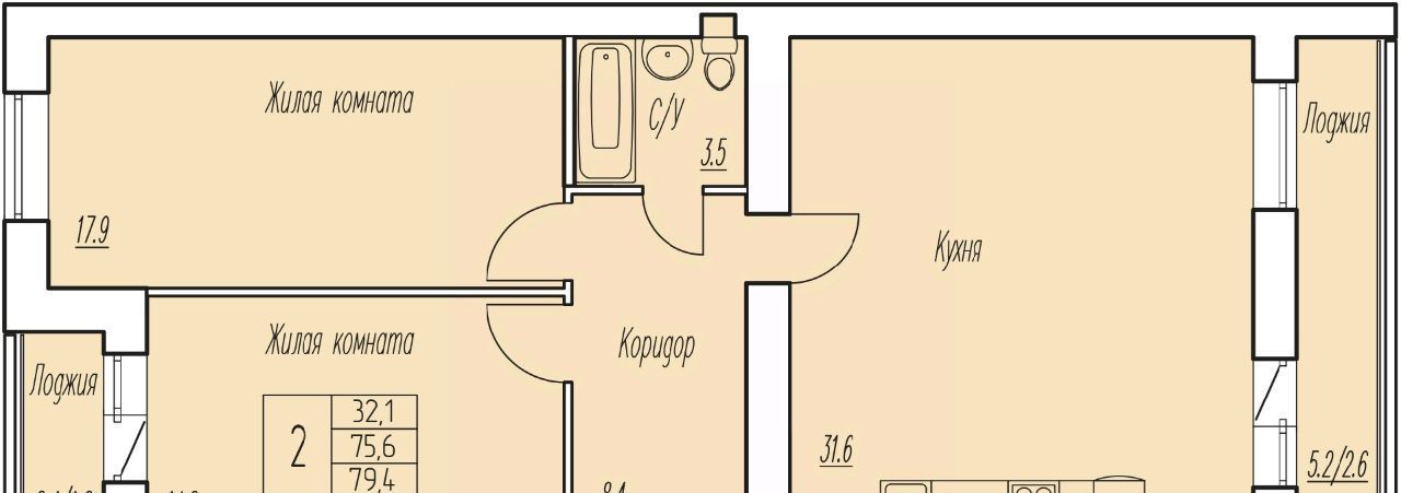 квартира р-н Волжский пгт Стройкерамика ЖК Видный-2 Юнгородок, Смышляевка городское поселение фото 1