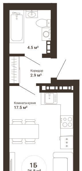 квартира г Екатеринбург Ботаническая ул 2-я Новосибирская 8 фото 1