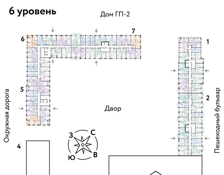 квартира г Тюмень р-н Калининский ул Интернациональная 199к/9 фото 2