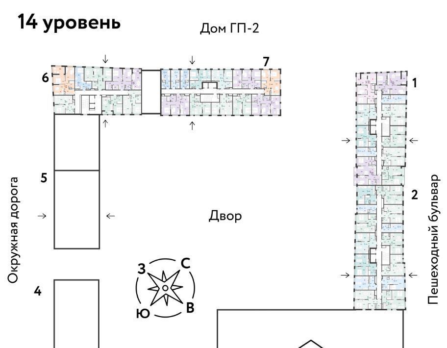 квартира г Тюмень р-н Калининский ул Интернациональная 199к/9 фото 3