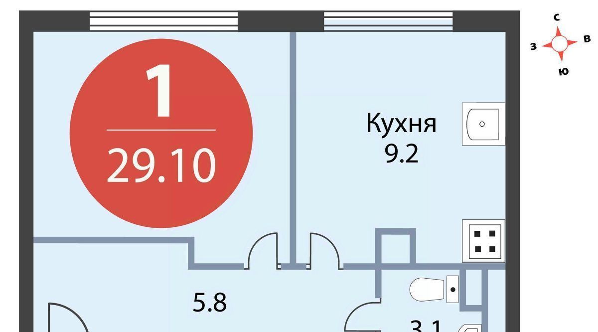 квартира городской округ Одинцовский д Солманово МЖК Изумрудная Долина тер., Одинцово, 84 фото 1