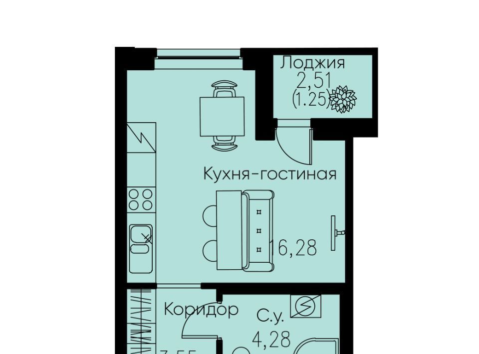 квартира р-н Всеволожский г Кудрово ЖК Айди Кудрово 4 Улица Дыбенко, Заневское городское поселение фото 1