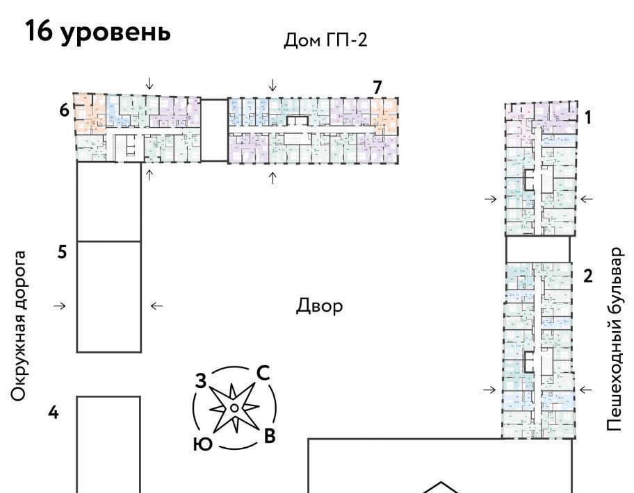 квартира г Тюмень р-н Калининский ул Интернациональная 199к/9 фото 2