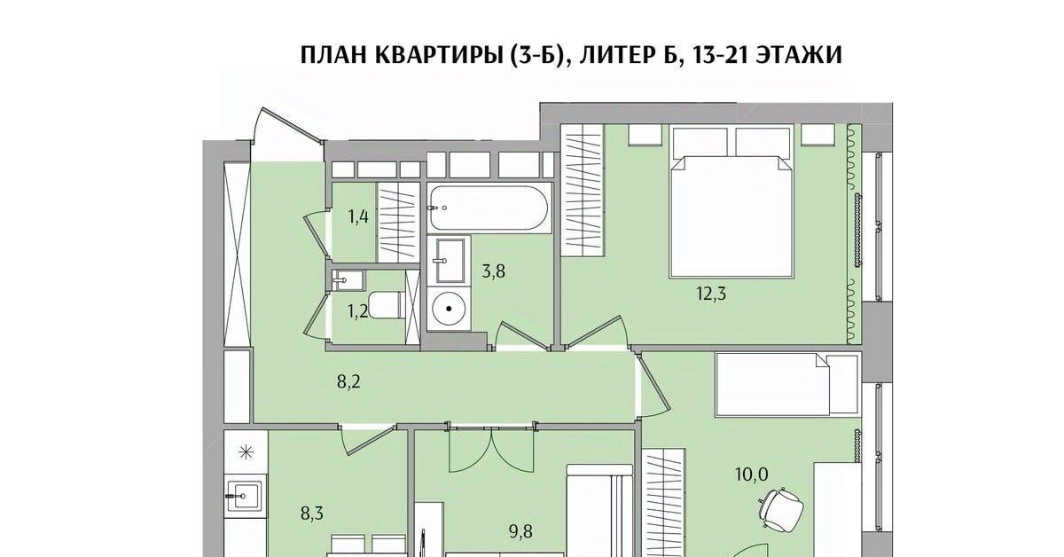 квартира г Нижний Новгород Бурнаковская ул Якорная фото 1