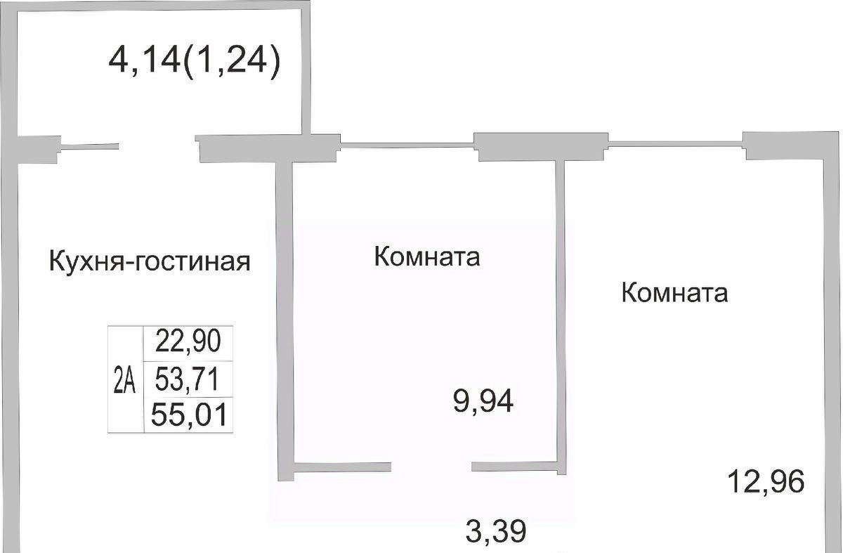 квартира р-н Псковский д Борисовичи ул Героя России Досягаева 1 Завеличенская волость фото 1