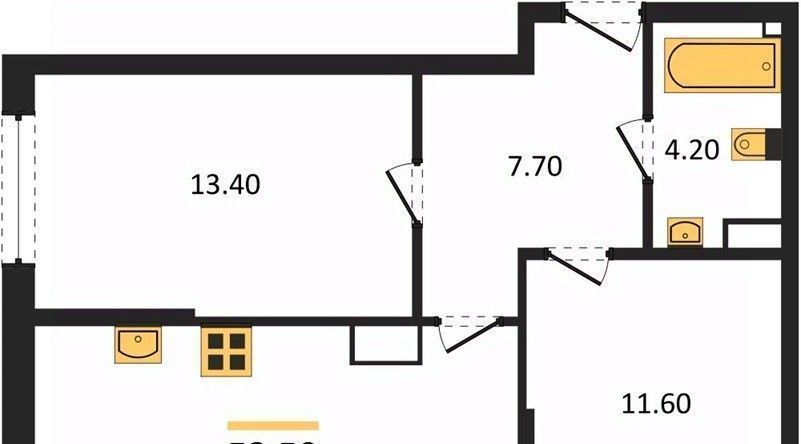 квартира г Краснодар р-н Прикубанский ул им. Анны Ахматовой фото 1