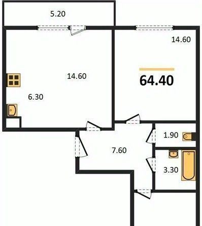 квартира г Краснодар р-н Прикубанский ул им. Героя Ростовского 8к/1 фото 1