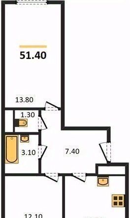 квартира г Краснодар р-н Прикубанский ул им. Героя Ростовского 8к/3 фото 1