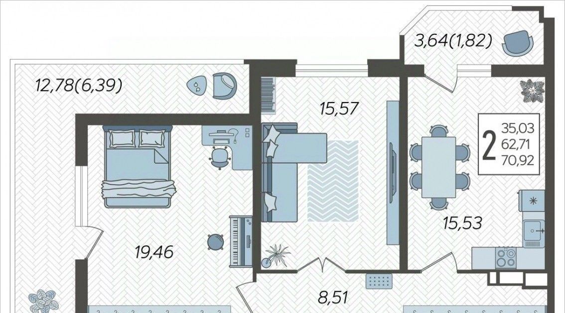 квартира г Краснодар р-н Карасунский ул Уральская 87/7 фото 1