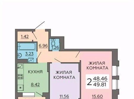 квартира г Воронеж р-н Железнодорожный Придача ул Гаршина 21 Придача кв-л фото 1