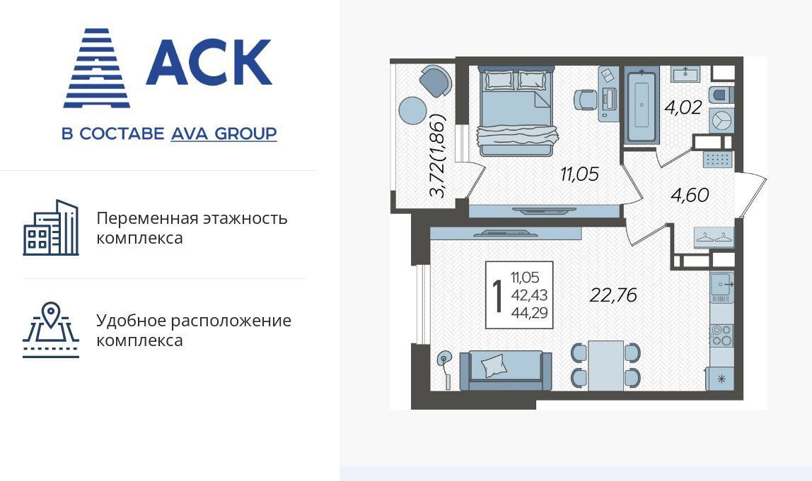 квартира г Краснодар р-н Карасунский ул Уральская 87/7 фото 1