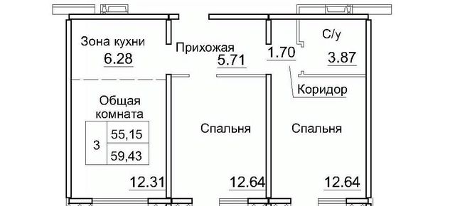 р-н Новосибирский рп Краснообск мкр 3 12а Площадь Маркса фото