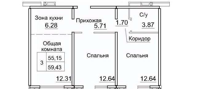 р-н Новосибирский рп Краснообск мкр 3 12а Площадь Маркса фото