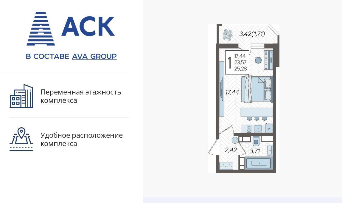 квартира г Краснодар р-н Карасунский ул Уральская 87/7 фото 1