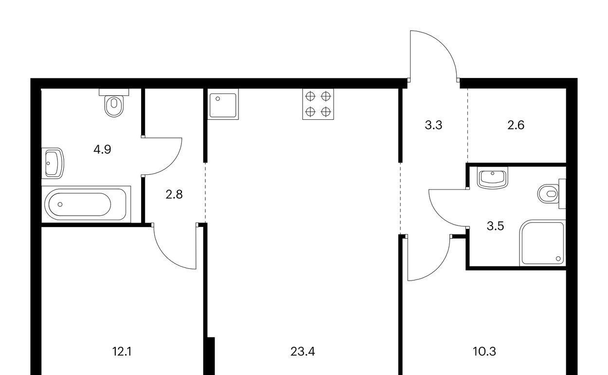 квартира г Москва метро Багратионовская ЖК Барклая 6 к 3 фото 1