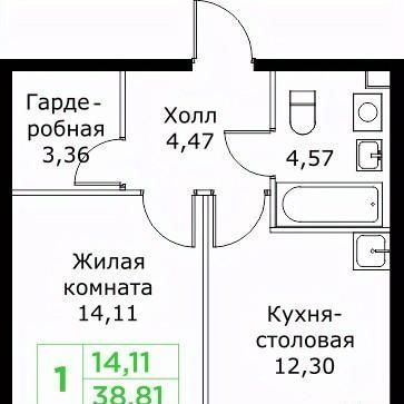 квартира г Мытищи Шараповка Имени Г. Т. Шитикова мкр, Медведково фото