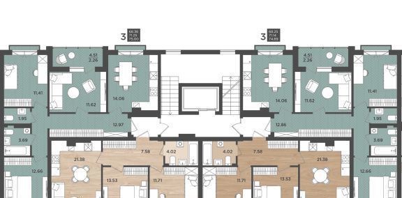 квартира г Калининград р-н Московский ул Интернациональная 18 фото 2