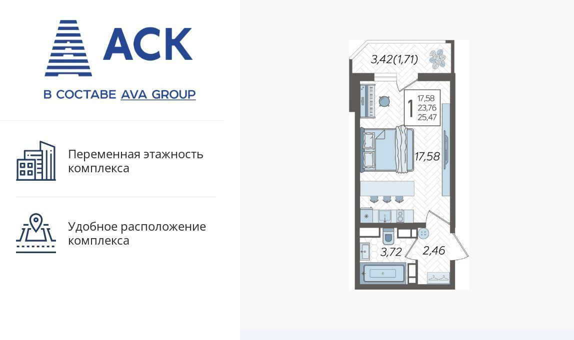 квартира г Краснодар р-н Карасунский ул Уральская 87/7 фото 1