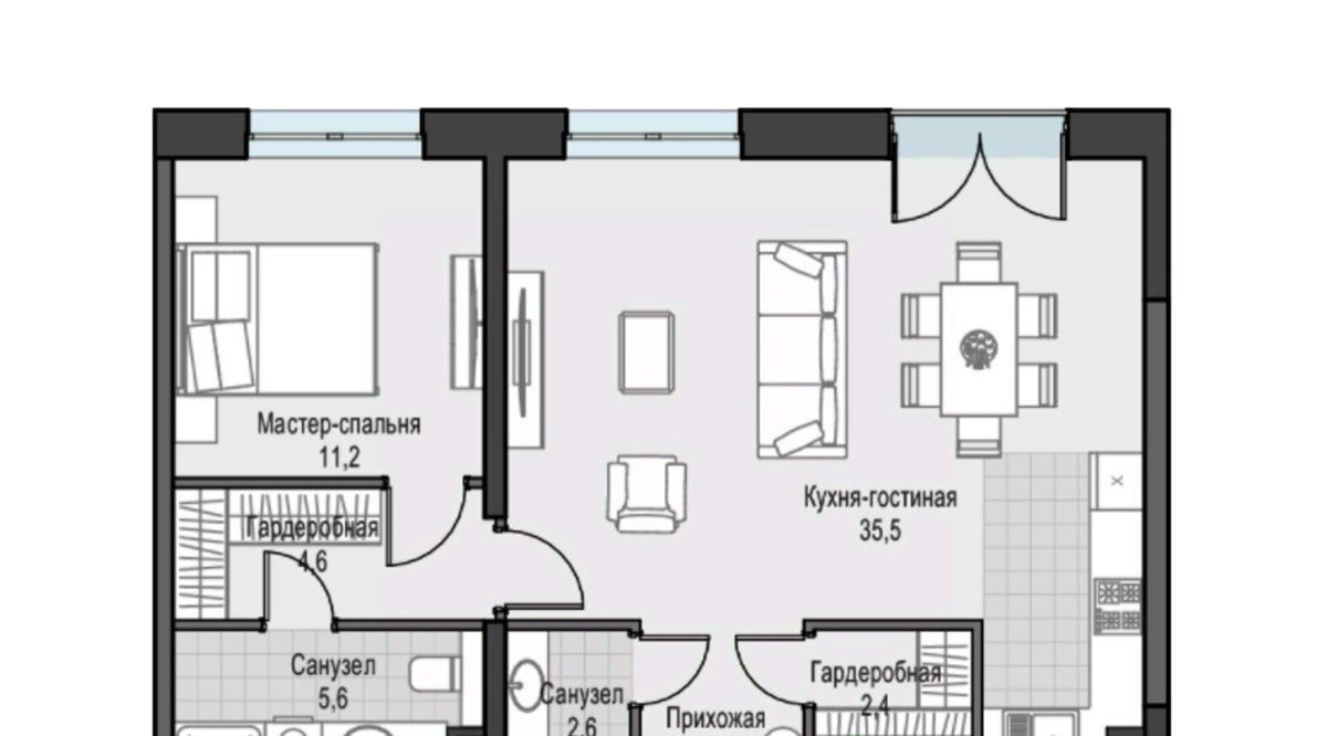 квартира г Москва метро Бутырская Марфино ул Академика Королева 21 фото 1