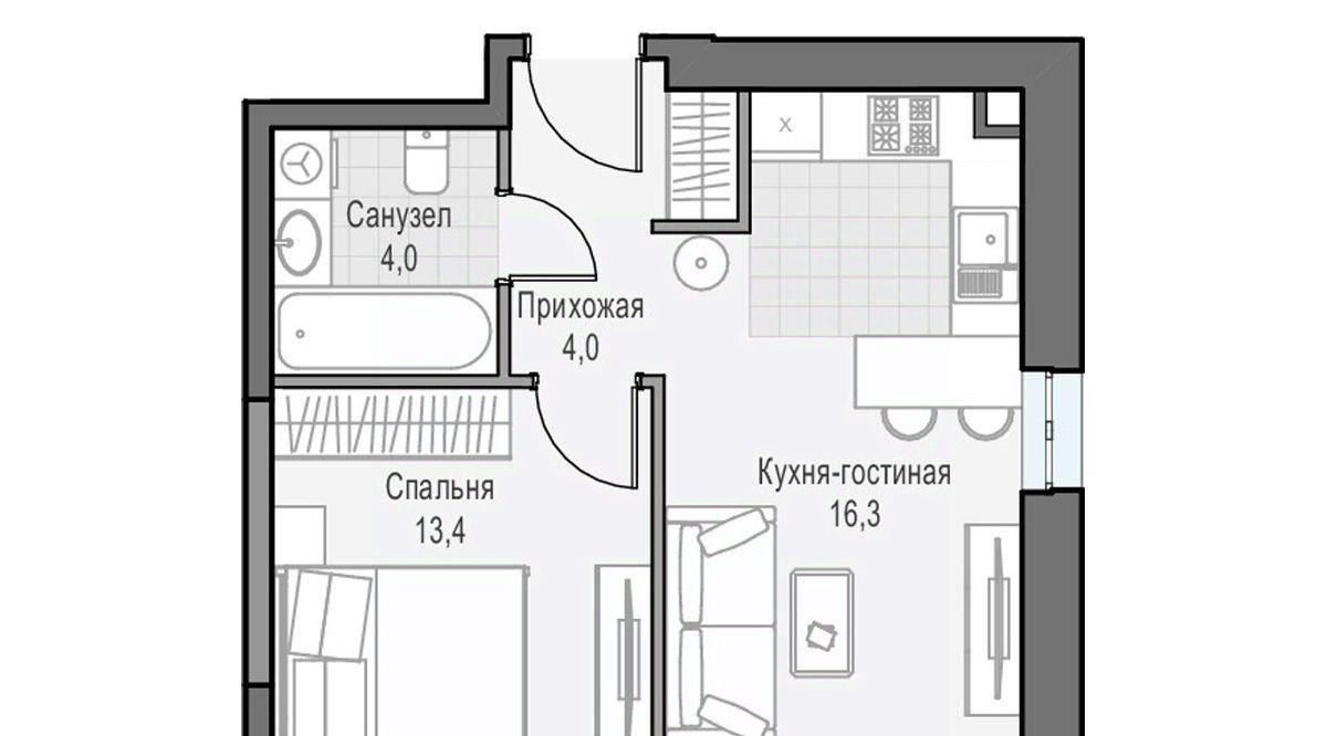 квартира г Москва метро Бутырская Марфино ул Академика Королева 21 фото 1